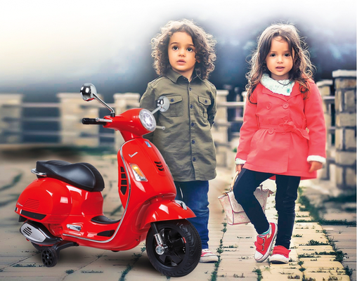 Moto Vespa infantil Jamara Gts 125 Roja 12v